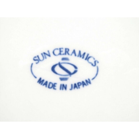 Sun Ceramics Koi Fish Round Platter 12.5" Blue Lotus Flower  Excellent - Picture 5 of 12